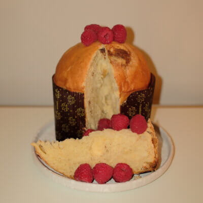 Panettone di Berna -Himbeer Ingwer x Choc Blanc