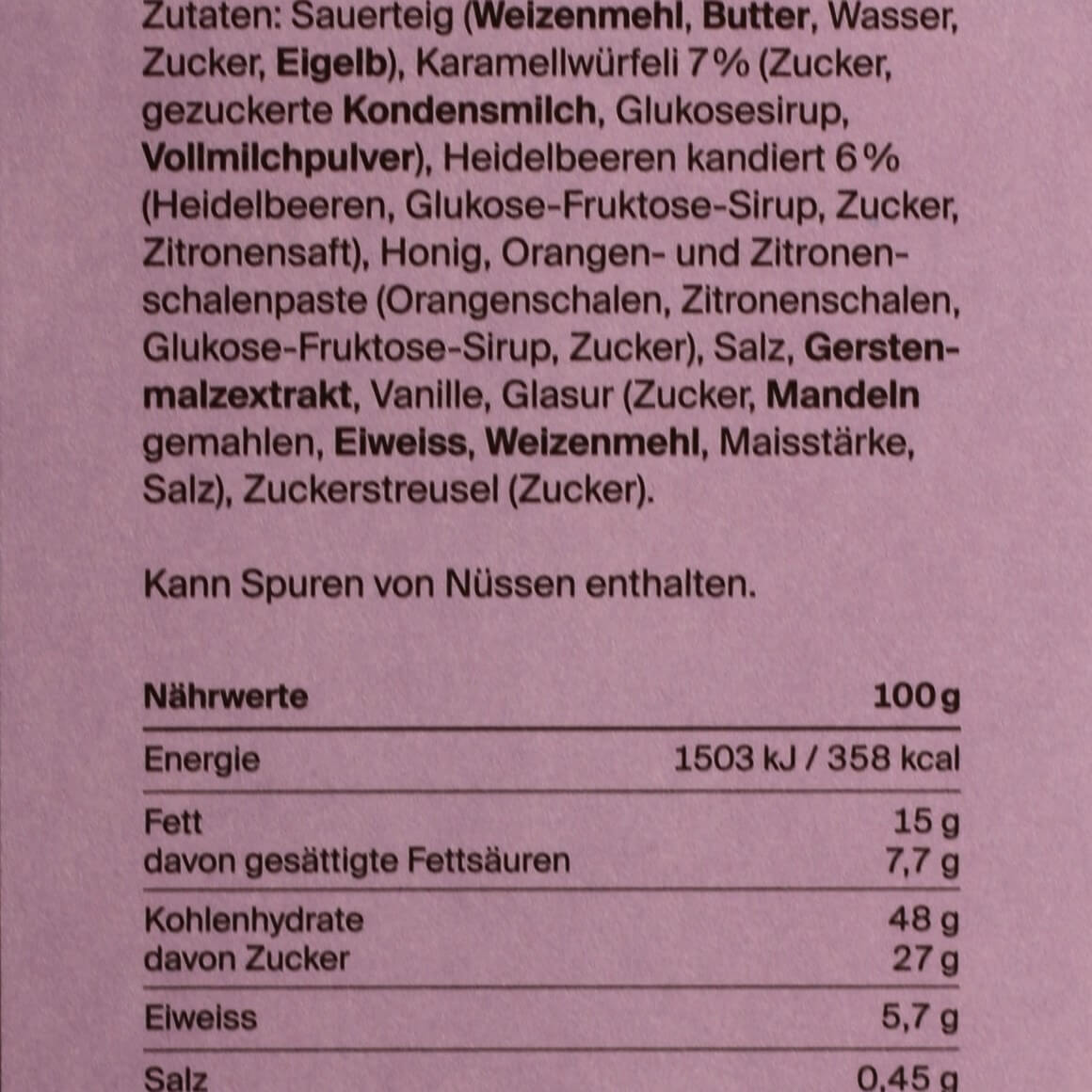 Panettone di Berna - Karamell-Heidelbeer – Bild 2